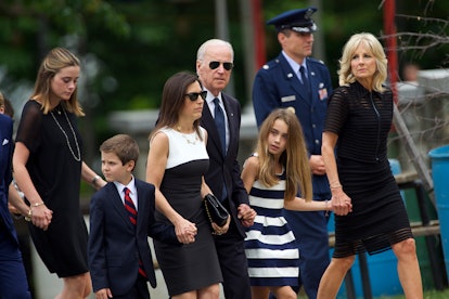 Joe Biden visited son Beau's grave on Election Day.