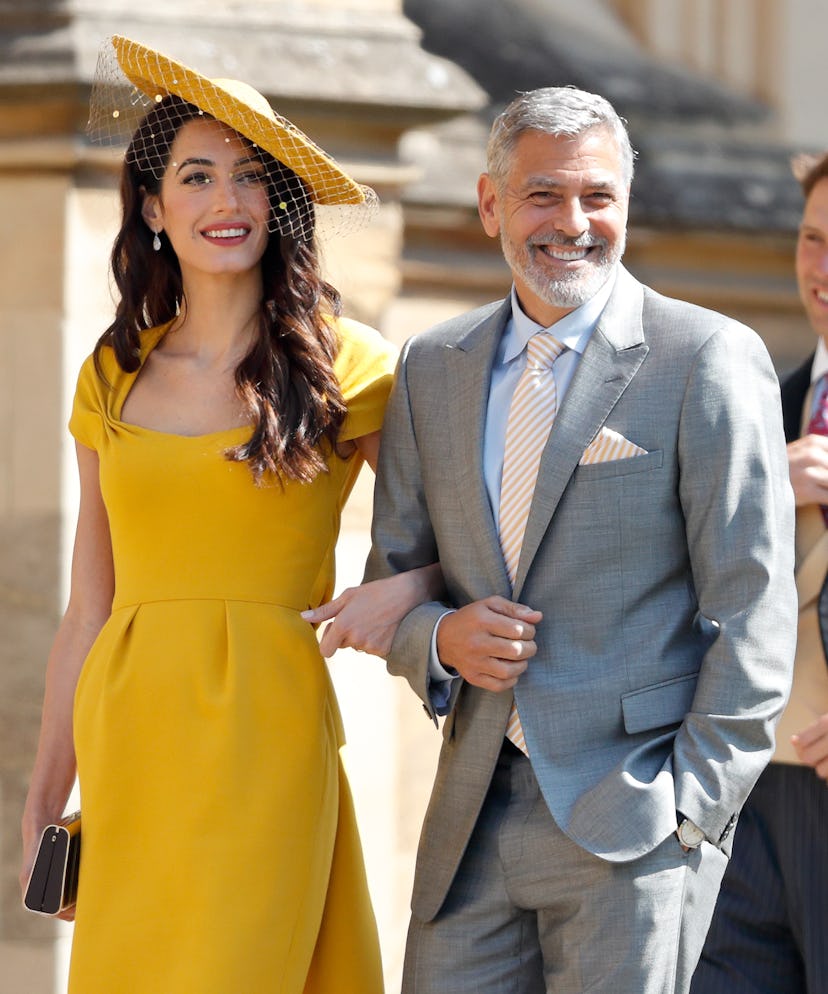 Amal Clooney's most iconic hairstyles: Meghan Markle and Prince Harry's wedding.