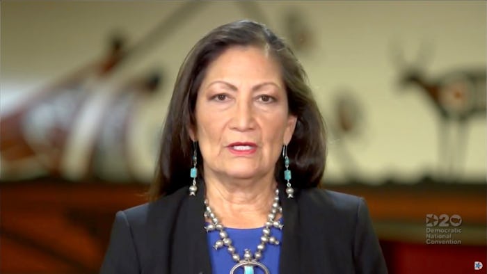 Incumbent congresswoman Deb Haaland got reelected in the state of New Mexico, making it the first st...