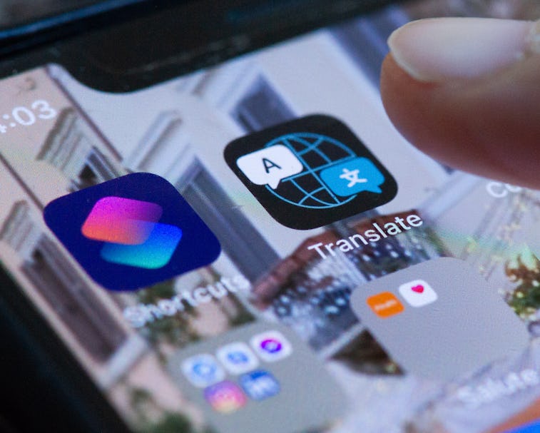 iOS 14 running on an iPhone.