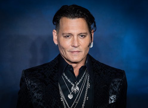 Johnny Depp at a 'Fantastic Beasts' premiere