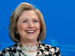 Hillary Clinton's tweet about the 2020 election results show she's happy.