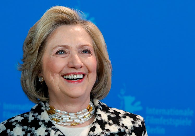 Hillary Clinton's tweet about the 2020 election results show she's happy.