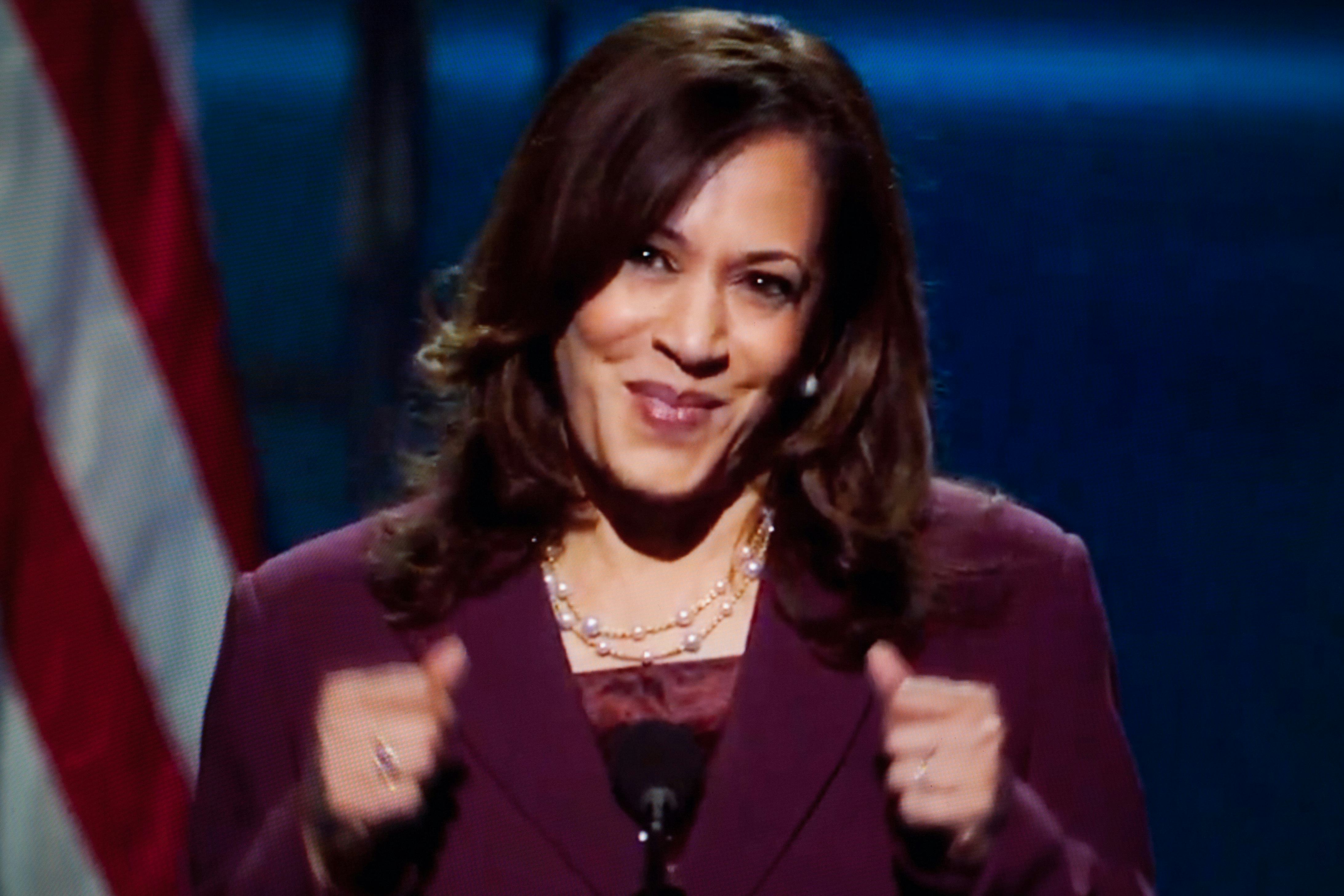 Kamala Harris' Victory Speech Outfit Had A Classic Feminist Message