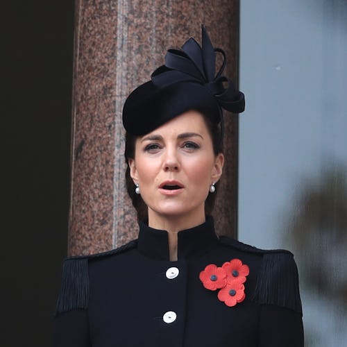 Kate Middleton attended the annual Remembrance Sunday service in one of her most elegant updos yet