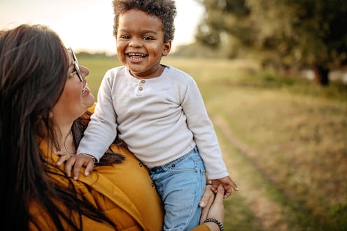 family, mother, son, kid