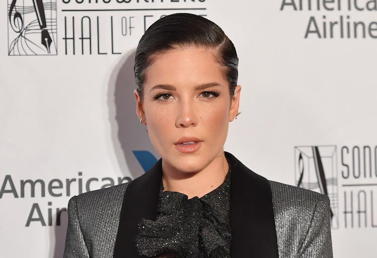 Halsey attends an event hosted by the Songwriters Hall of Fame.