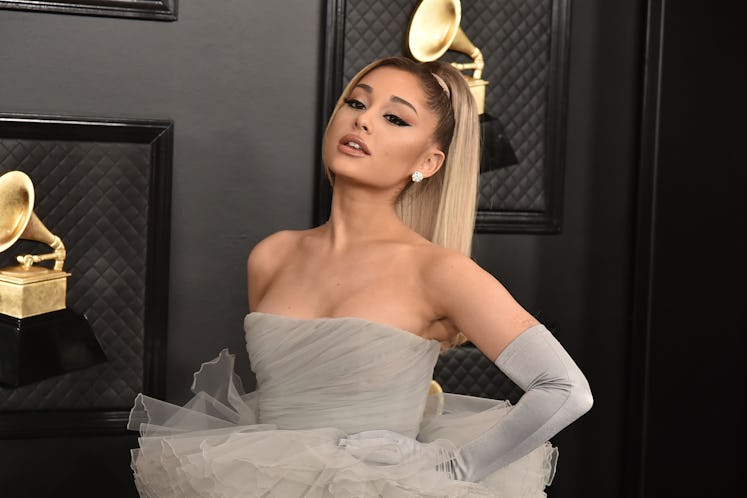 Ariana Grande attends the Grammy Awards.