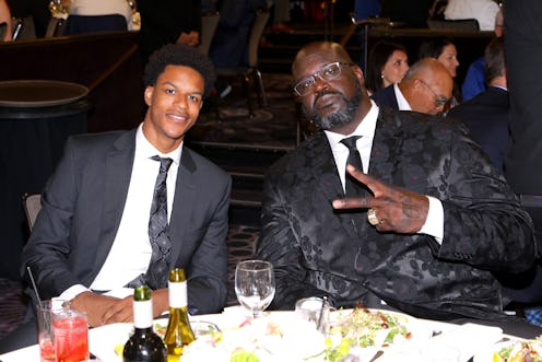Shaquille O'Neal and son Shareef O'Neal