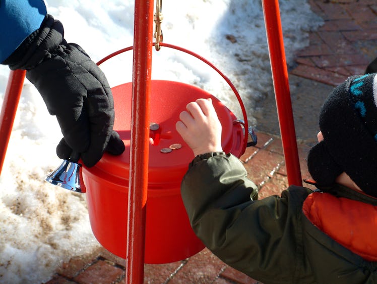 You can sponsor a family during the holidays through a few different charitable organizations.