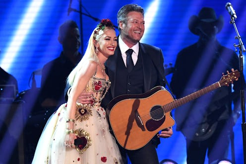 Gwen Stefani said she nearly ruined Blake Shelton's proposal. Photo via Getty Images