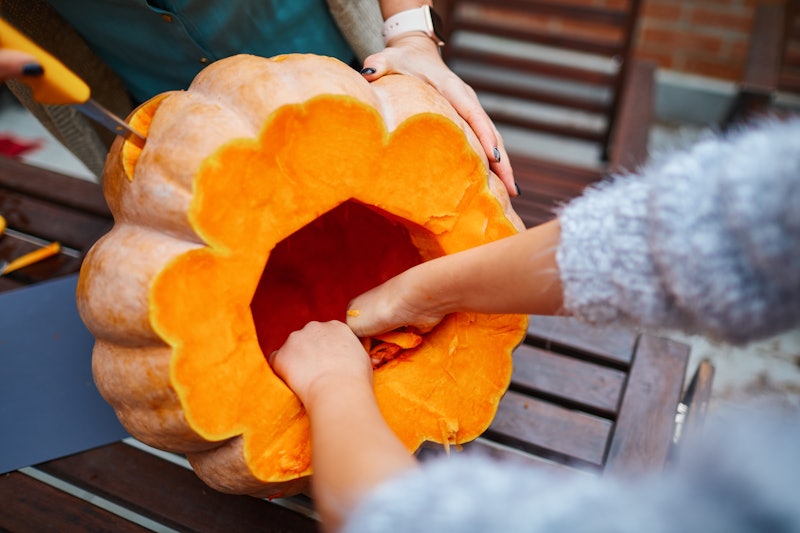 pumpkin, carving