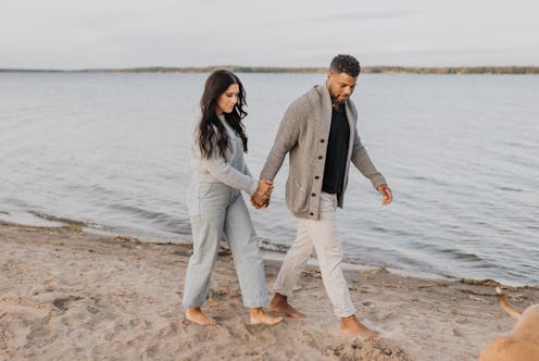 couple, beach