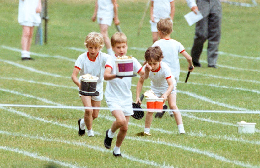 Prince William at Wetherby in 1989.