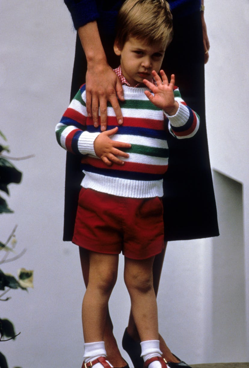 Prince William in 1985.