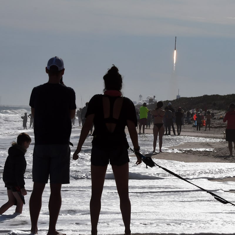Watching Falcon 9 launch