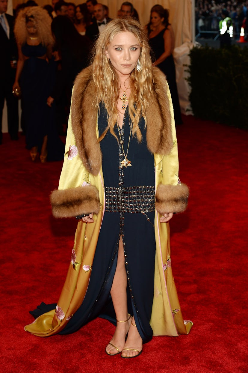 Mary-Kate Olsen attends the Costume Institute Gala for the "PUNK: Chaos to Couture" exhibition at t...