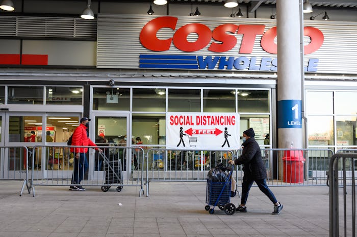 people shopping at costco