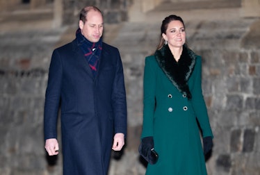 Prince William and Kate Middleton take a stroll.