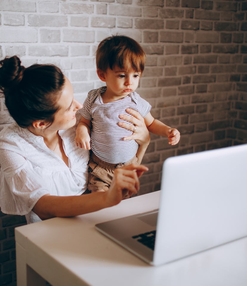 Working from home with baby