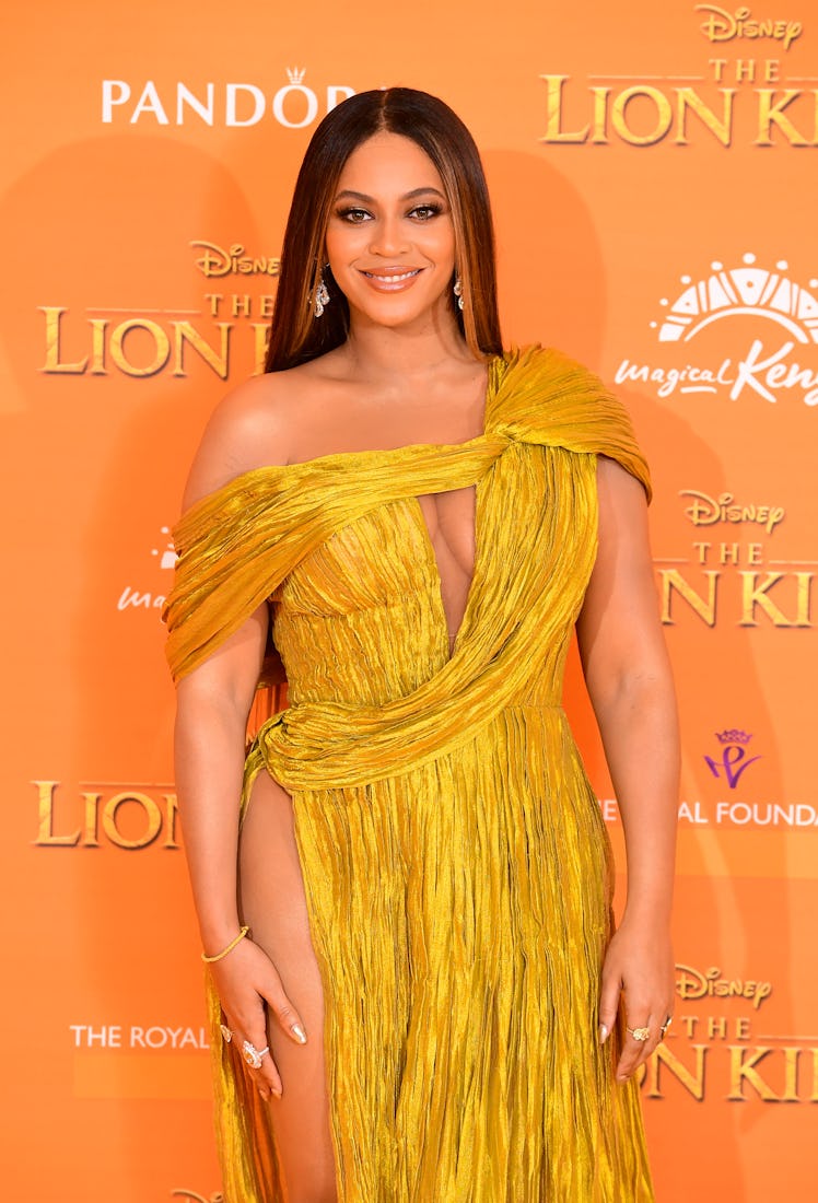 Beyonce attends 'The Lion King' premiere.