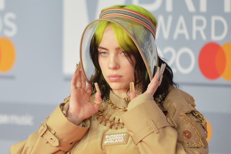 Billie Eilish attends the Brit Awards.