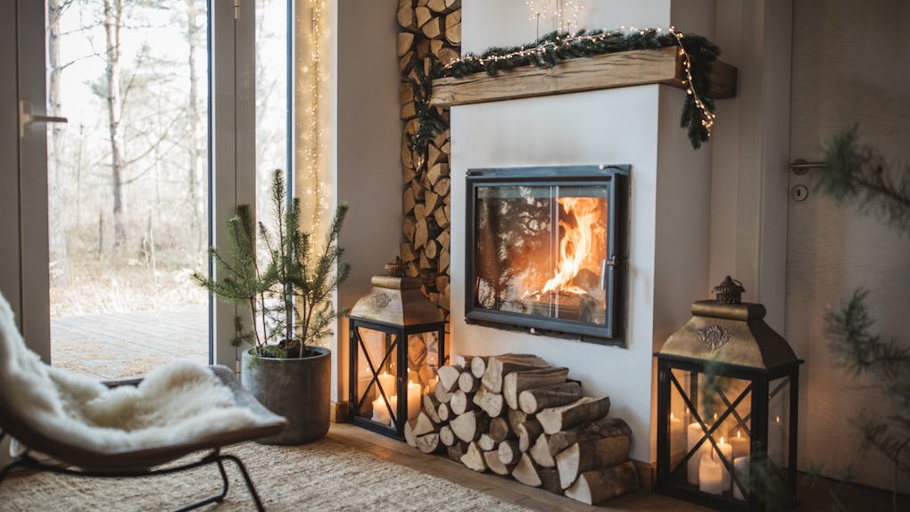 Holiday fireplace background zoom These 17 Fireplace Zoom Backgrounds Will Give You All The Cozy Vibes