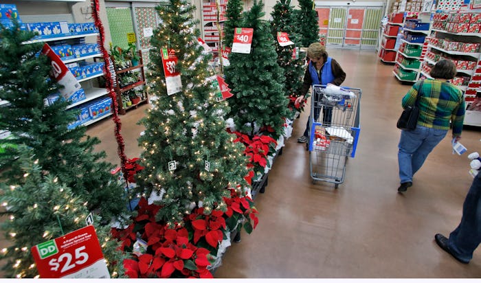 walmart during the holidays