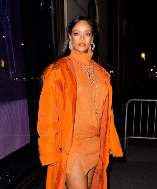 Rihanna's Yellow Outfit Puts A Sporty Spin On The 2020 Citrus Color Trend