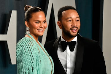 Chrissy Teigen and John Legend at the Oscars.