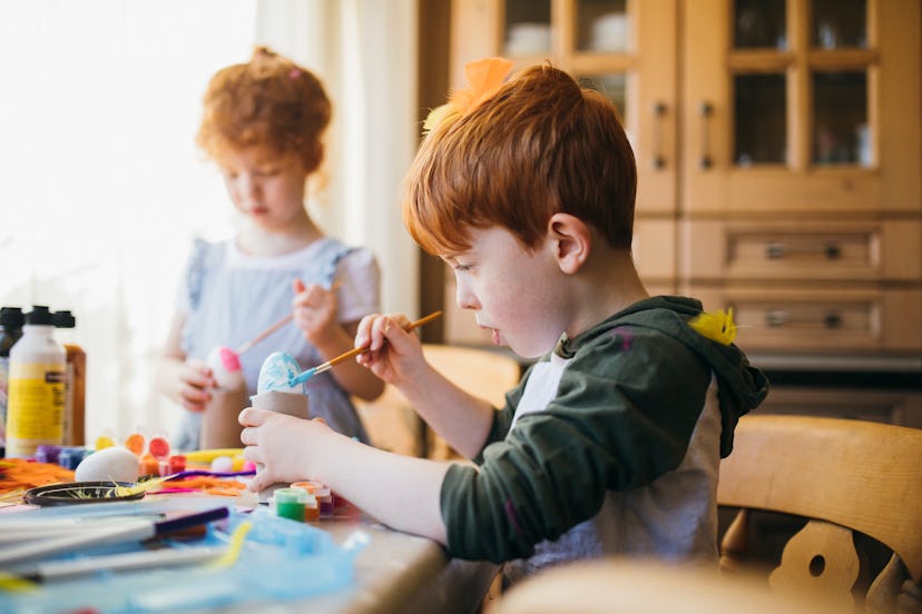 Aquarius children love to stay creative.