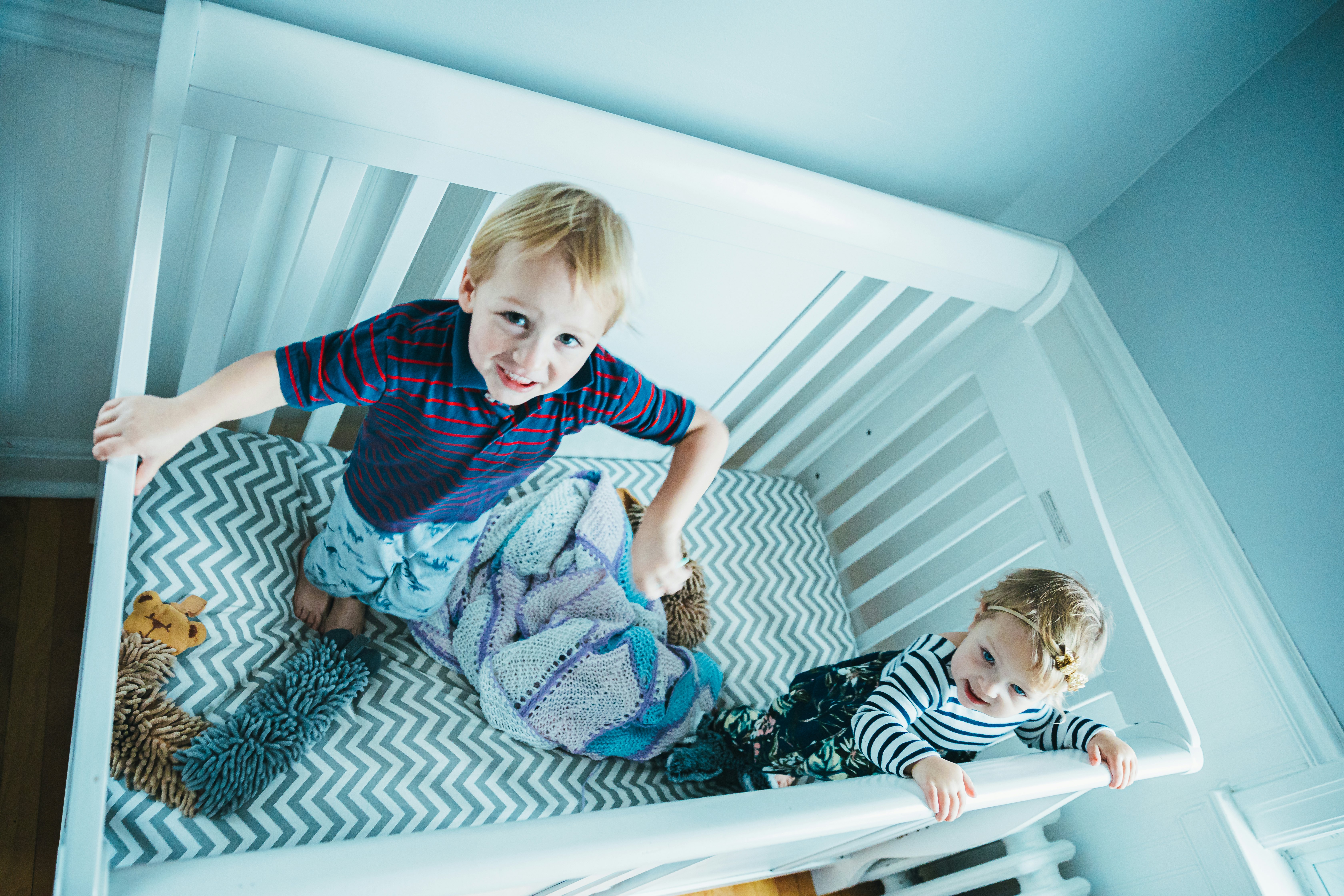 Baby climbing out of playpen best sale