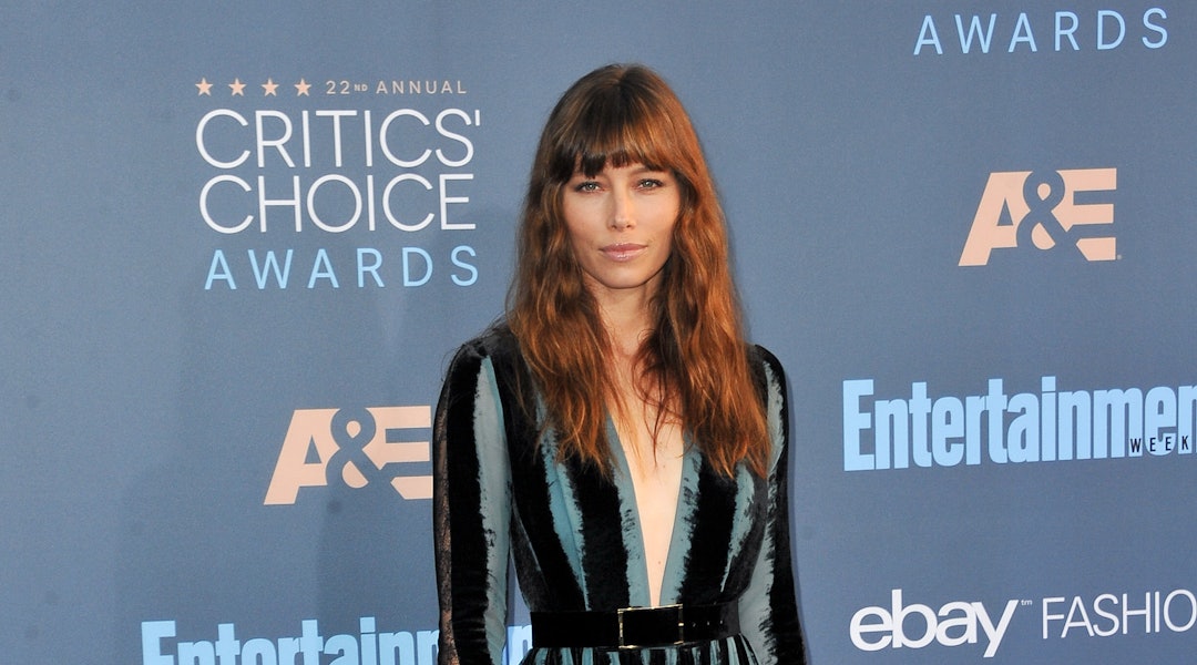 7 Long Haircuts With Bangs To Copy Courtesy Of Jessica Biel Rihanna More