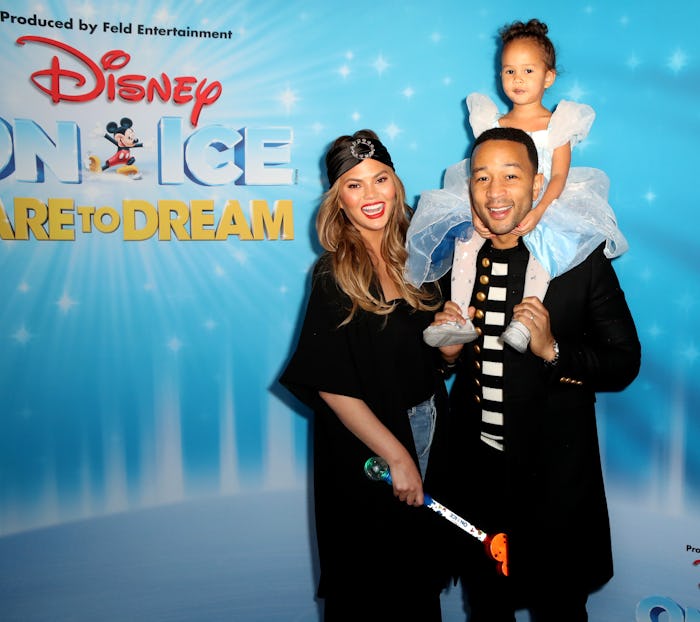 Chrissy Teigen, john legend, and luna