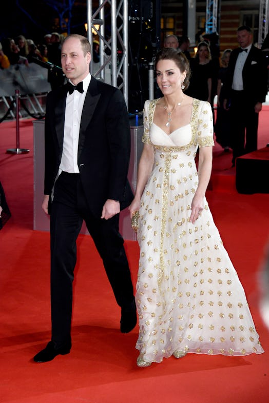 Kate Middleton wore a recycled Alexander McQueen dress to the 2020 BAFTAs