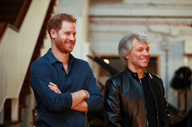 Will Prince Harry Sing A Song With Bon Jovi? The Two Stars Met At Abbey Road Studios.
