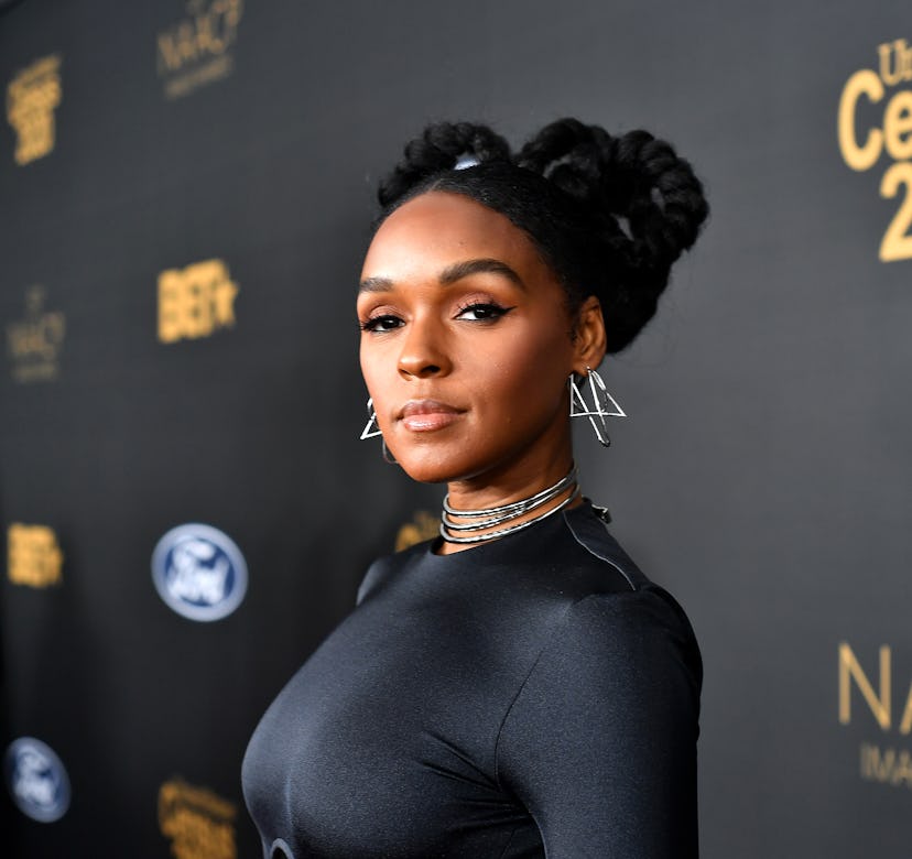 Janelle Monae's hair clips at the Balmain Fall/Winter 2020 show are the best way to dress up a braid
