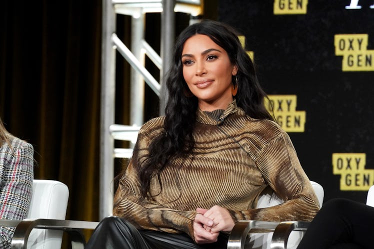 Kim Kardashian attends an event for Oxygen.