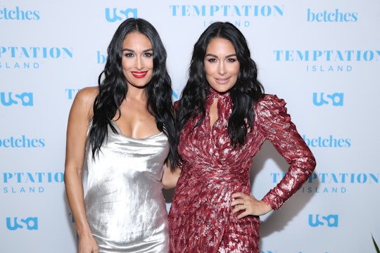 Professional wrestlers and twins Brie and Nikki Bella shared their reactions to their pregnancies on...