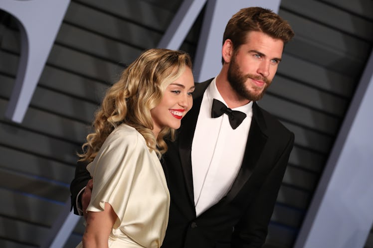 Miley Cyrus & Liam Hemsworth reportedly attended the same party ahead of the Oscars this Sunday.