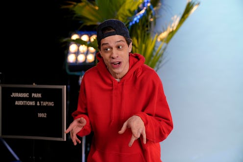 Pete Davidson dressed in drag with RuPaul on 'Saturday Night Live.'