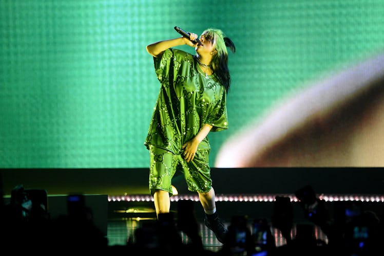 Billie Eilish performs live.