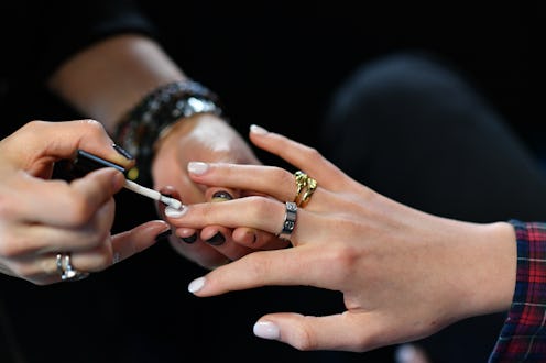 Smith & Cult's spring 2020 nail polish colors feature white, yellow, and metallic lavender.