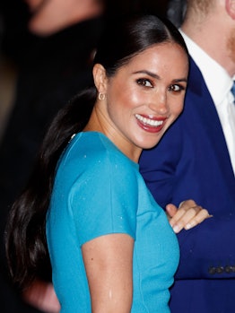 Meghan Markle's makeup was the most she's ever worn. 