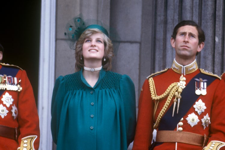 She wore a similar ensemble to Trooping the Colour in 1982