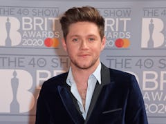 Niall Horan at the 2020 Brit Awards, where he caught up with fellow One Direction member Harry Style...