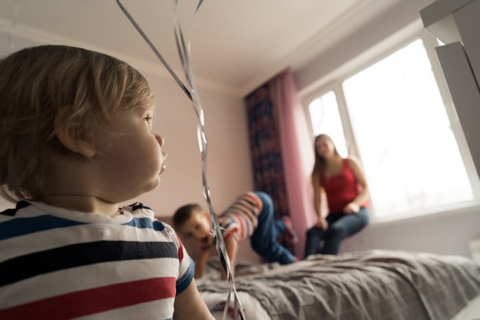 kids playing in bedroom