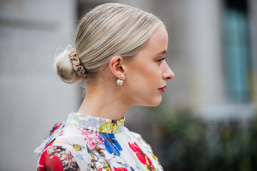 Spring 2020 Hair Accessory Trend: Silk Scrunchies.