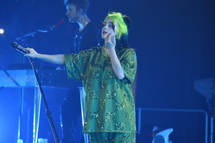 Billie Eilish performs live