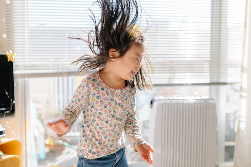 Having a virtual dance party is one way grandparents can connect virtually with their grandkids. 